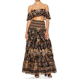 Camilla Friend in Flora Tiered Circle Skirt